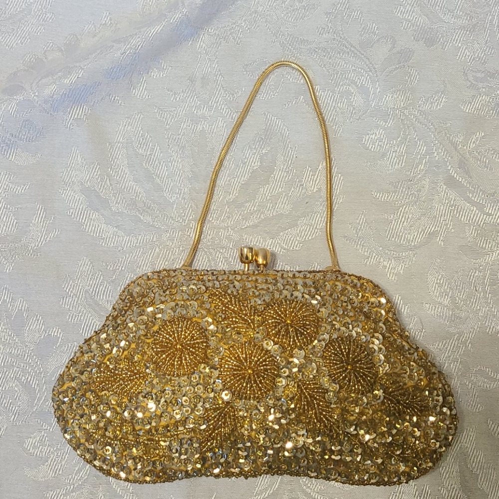 Gorgeous VTG Beaded Bag - Picture 3 of 16